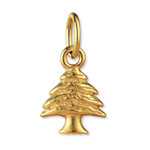 9ct Yellow Gold - Mini Christmas Tree Charm
