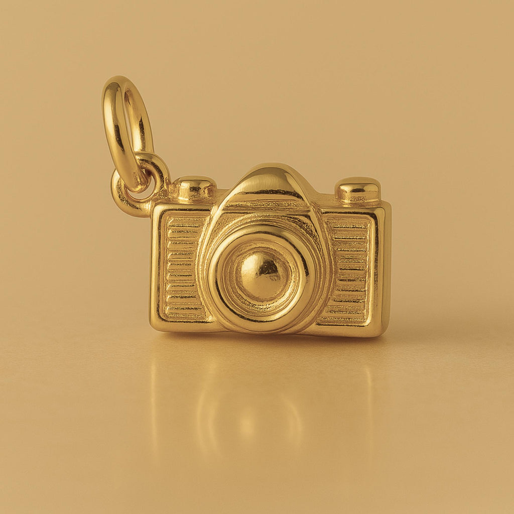 9ct Yellow Gold - SLR Camera Charm