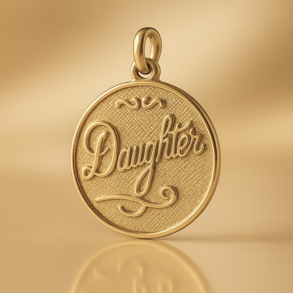 9ct Yellow Gold - Daughter Amulet Charm