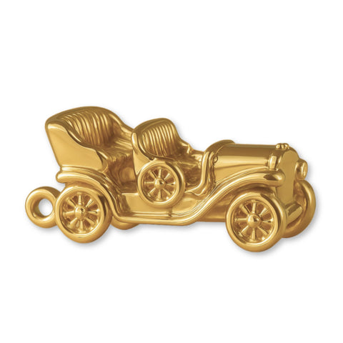 18ct Yellow Gold - Open-Top Vintage Car Charm