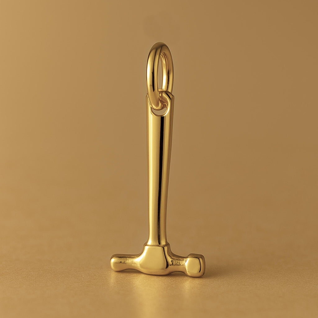 9ct Yellow Gold - Tradesman's Hammer Charm