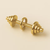 18ct Yellow Gold - Classic Barbell Charm