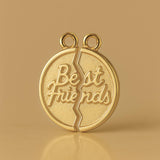18ct Yellow Gold - Classic Best Friends Amulet Charm