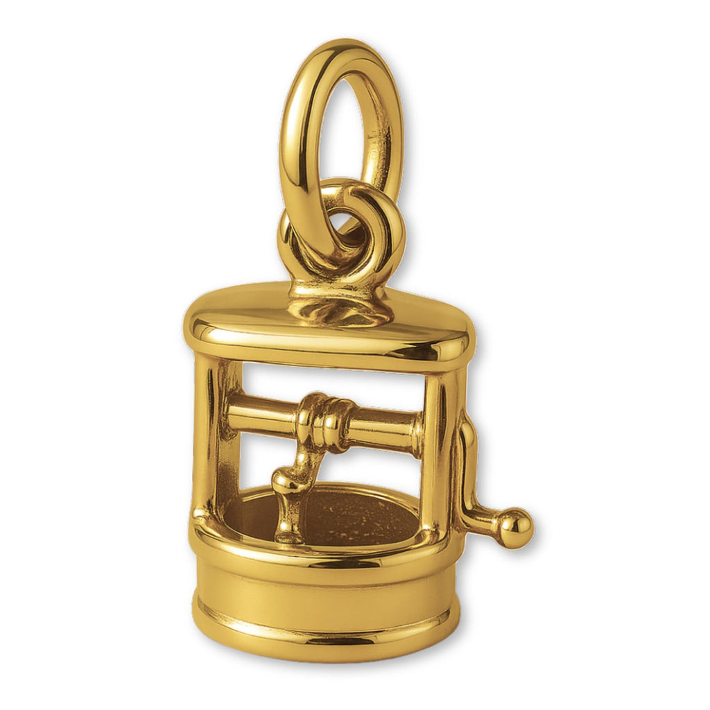 18ct Yellow Gold - Wishing Well Charm