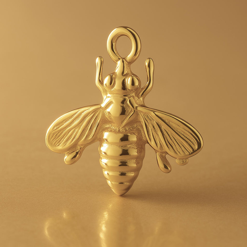 18ct Yellow Gold - Honey Bee Charm