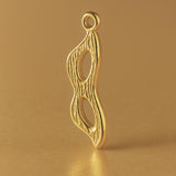 18ct Yellow Gold - Masquerade Mask Charm