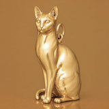 18ct Yellow Gold - Singapura Cat Charm