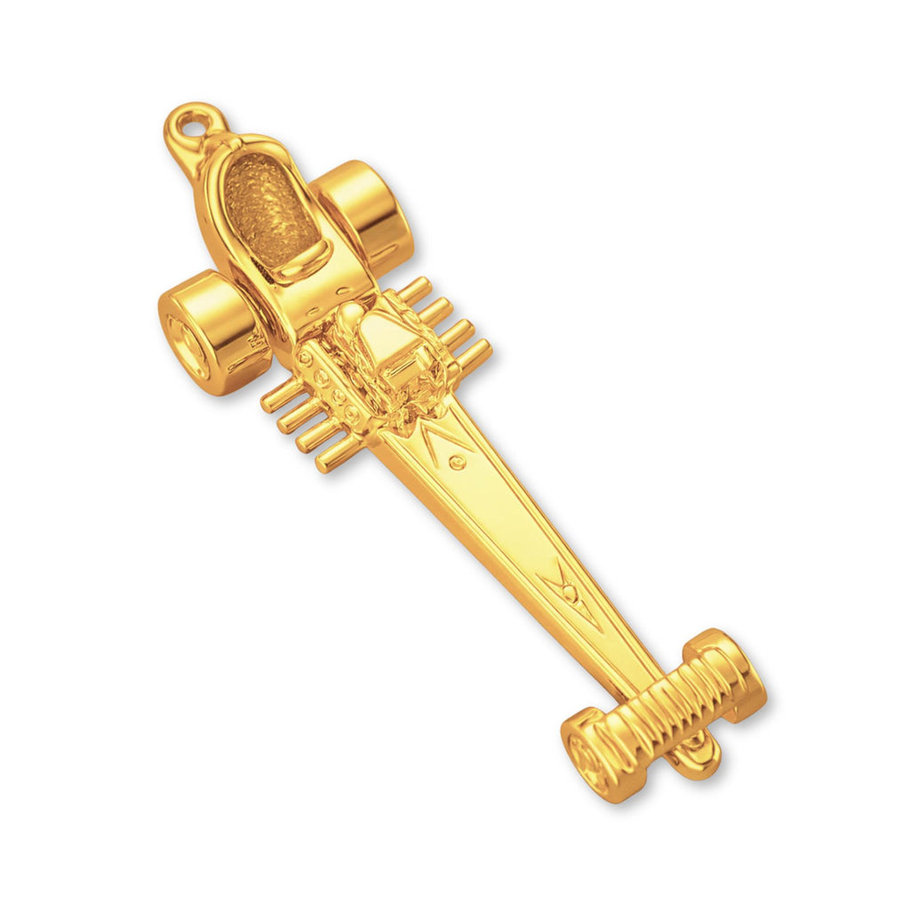 9ct Yellow Gold - Dragster Racer Charm