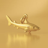 18ct Yellow Gold - Tiger Shark Charm