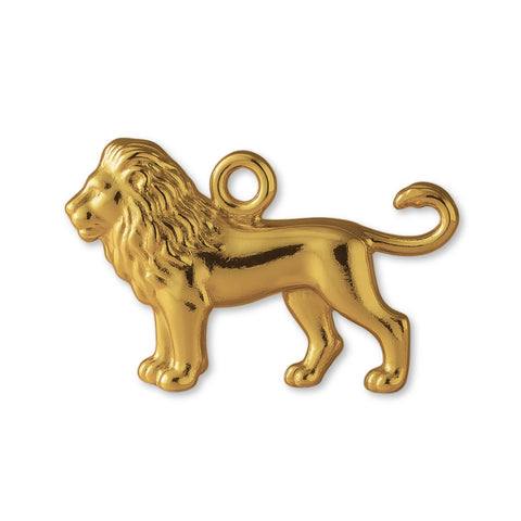 9ct Yellow Gold - Pride Lion Charm