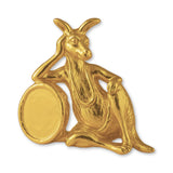 9ct Yellow Gold - Lazy Kangaroo Charm