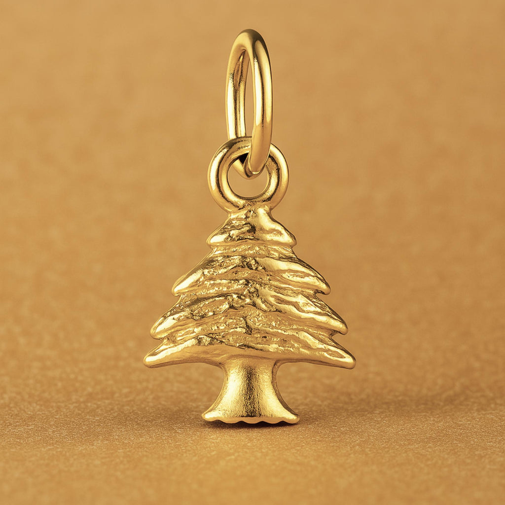 18ct Yellow Gold - Mini Christmas Tree Charm