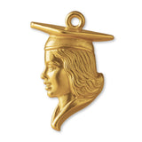 9ct Yellow Gold - College Graduate Charm
