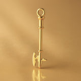 18ct Yellow Gold - Halberd Axe Charm