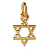 9ct Yellow Gold - Mini Star of David Charm