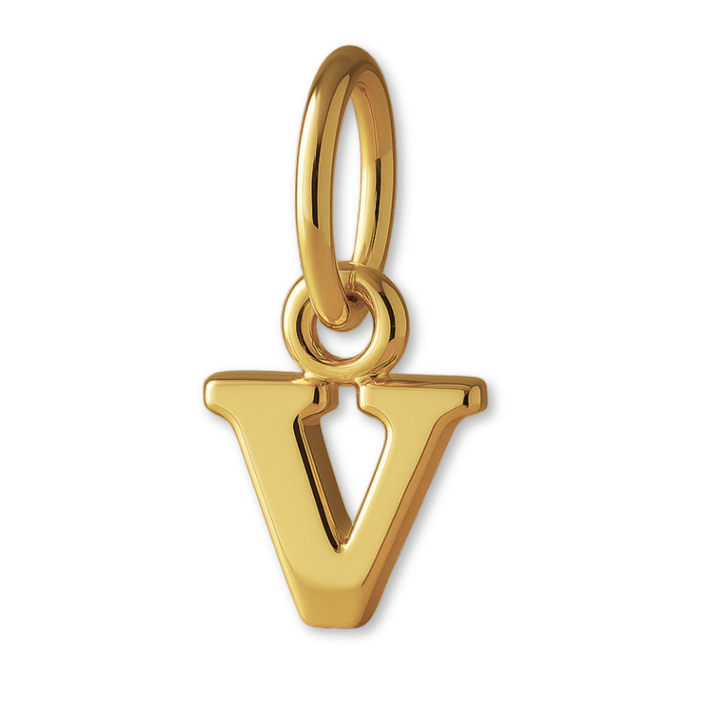 9ct Yellow Gold - Petite Letter Charm
