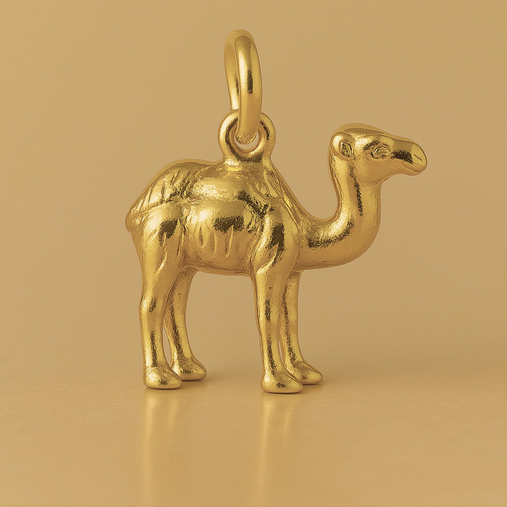 9ct Yellow Gold - Desert Camel Charm