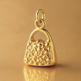 9ct Yellow Gold - Ornate Purse Charm