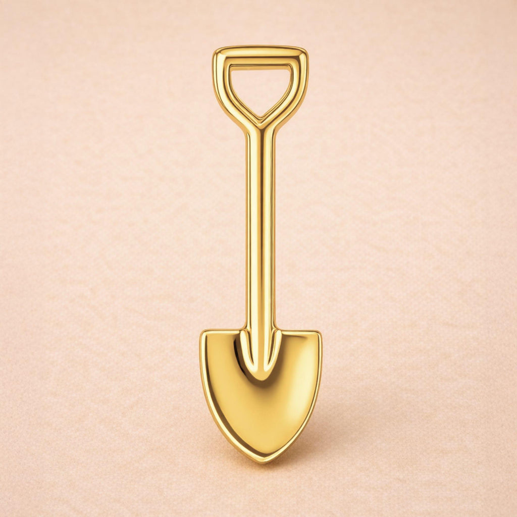 18ct Yellow Gold - Garden Shovel Charm