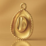 18ct Yellow Gold - Western Cowboy Hat Charm