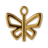 18ct Yellow Gold - Petite Butterfly Charm
