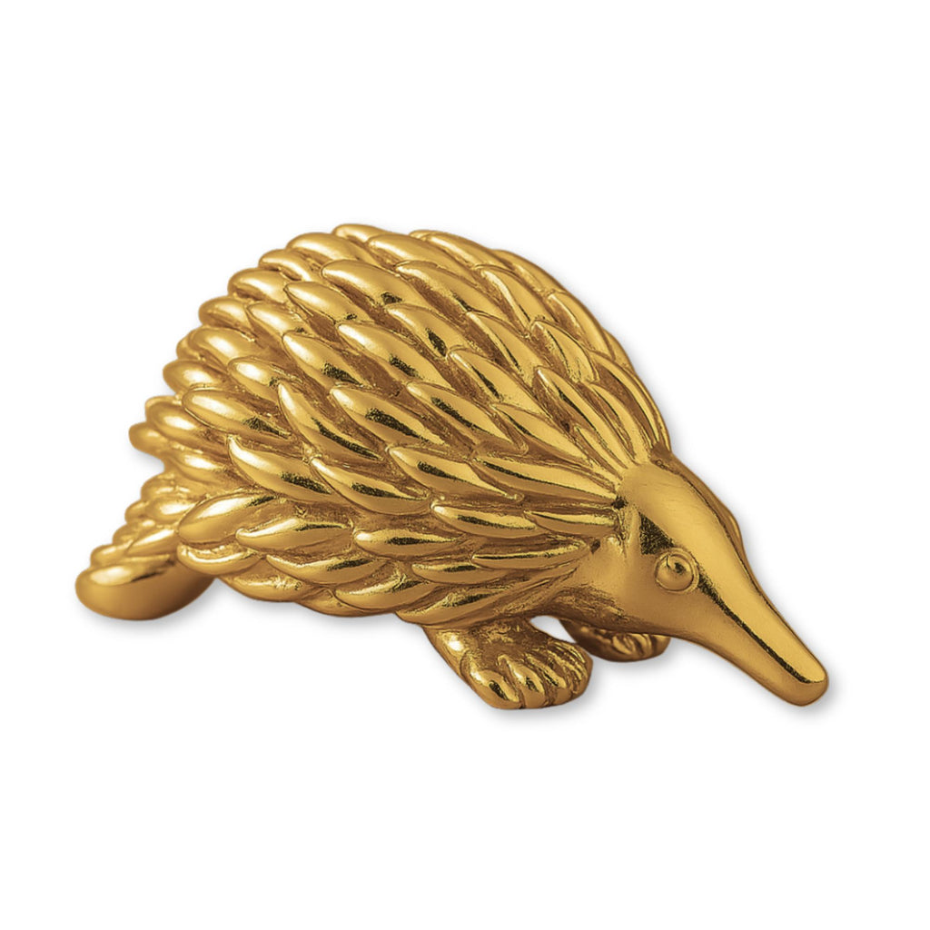 9ct Yellow Gold - Australian Echidna Charm