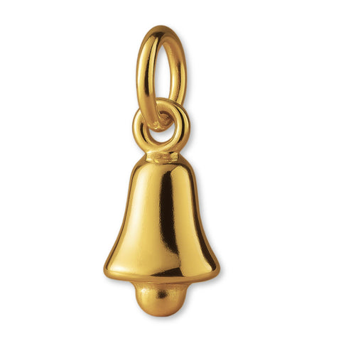 9ct Yellow Gold - Classic Christmas Bell Charm