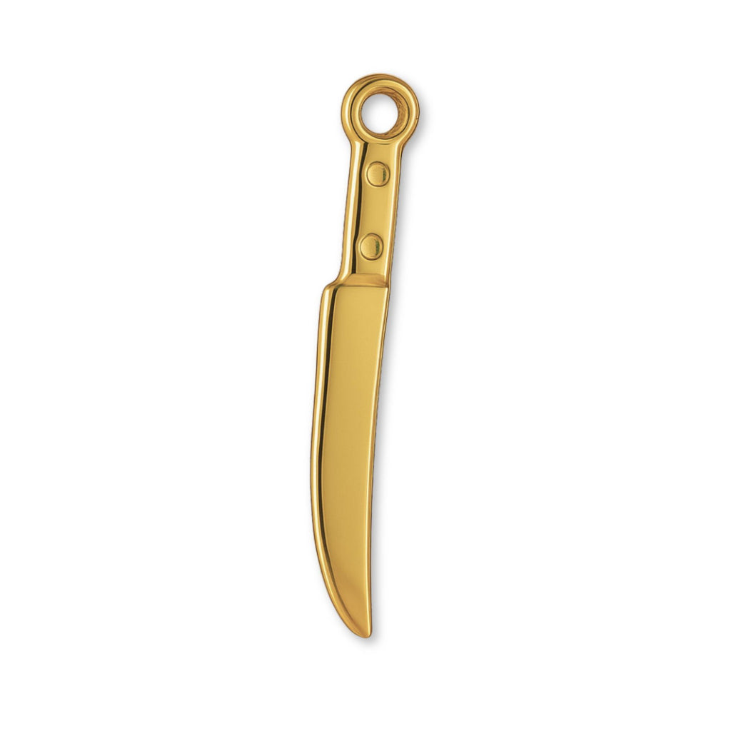 9ct Yellow Gold - Chef's Knife Charm