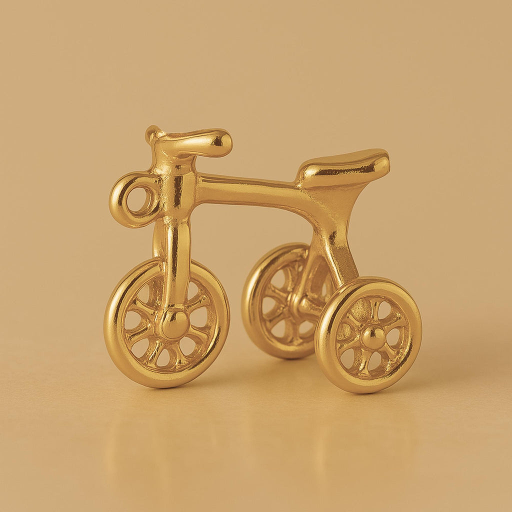 9ct Yellow Gold - Kids Tricycle Charm