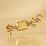 18ct Yellow Gold - Wrapped Candy Charm