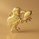 18ct Yellow Gold - NZ Kiwi Rugby Bird Charm
