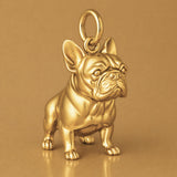 9ct Yellow Gold - French Bulldog Charm