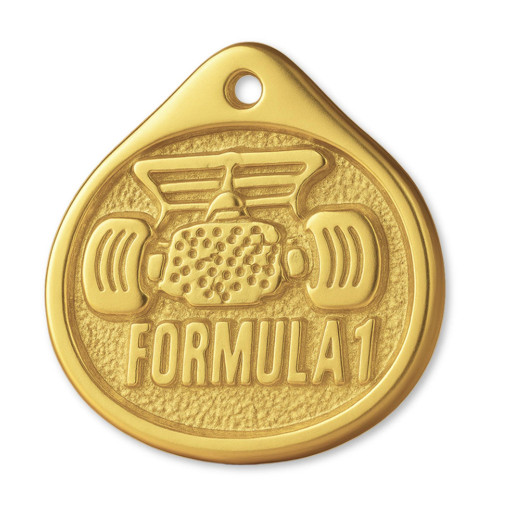 18ct Yellow Gold - Formula 1 Charm