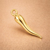 9ct Yellow Gold - Cornicello Charm