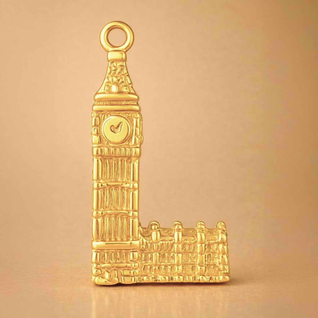 9ct Yellow Gold - Big Ben Tower Charm