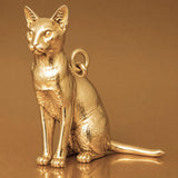 18ct Yellow Gold - Ocicat Cat Charm