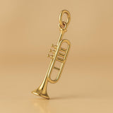 18ct Yellow Gold - Herald Trumpet Charm