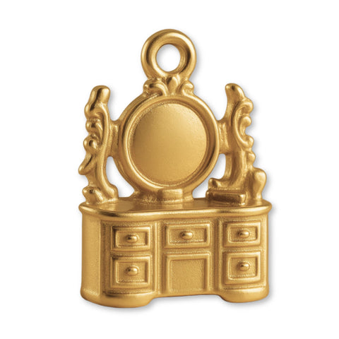 9ct Yellow Gold - Vanity Dresser Charm