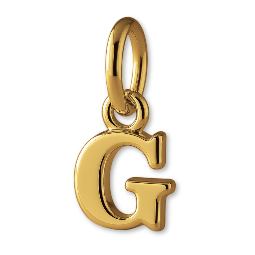9ct Yellow Gold - Petite Letter Charm