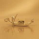 18ct Yellow Gold - Venetian Gondola Charm