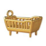 18ct Yellow Gold - Classic Baby Cot Charm
