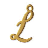 9ct Yellow Gold - Cursive Letter Charm