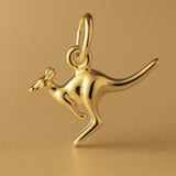 18ct Yellow Gold - Jumping Kangaroo Charm