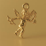 18ct Yellow Gold - Cupid of Peace Charm