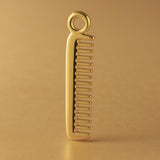 18ct Yellow Gold - Barbers Comb Charm