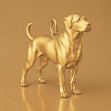 18ct Yellow Gold - Rottweiler Dog Charm