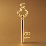 18ct Yellow Gold - 18 Clover Key Charm