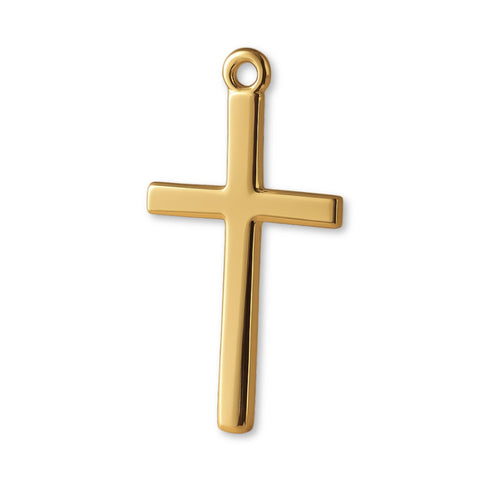 18ct Yellow Gold - Traditional Crucifix Charm
