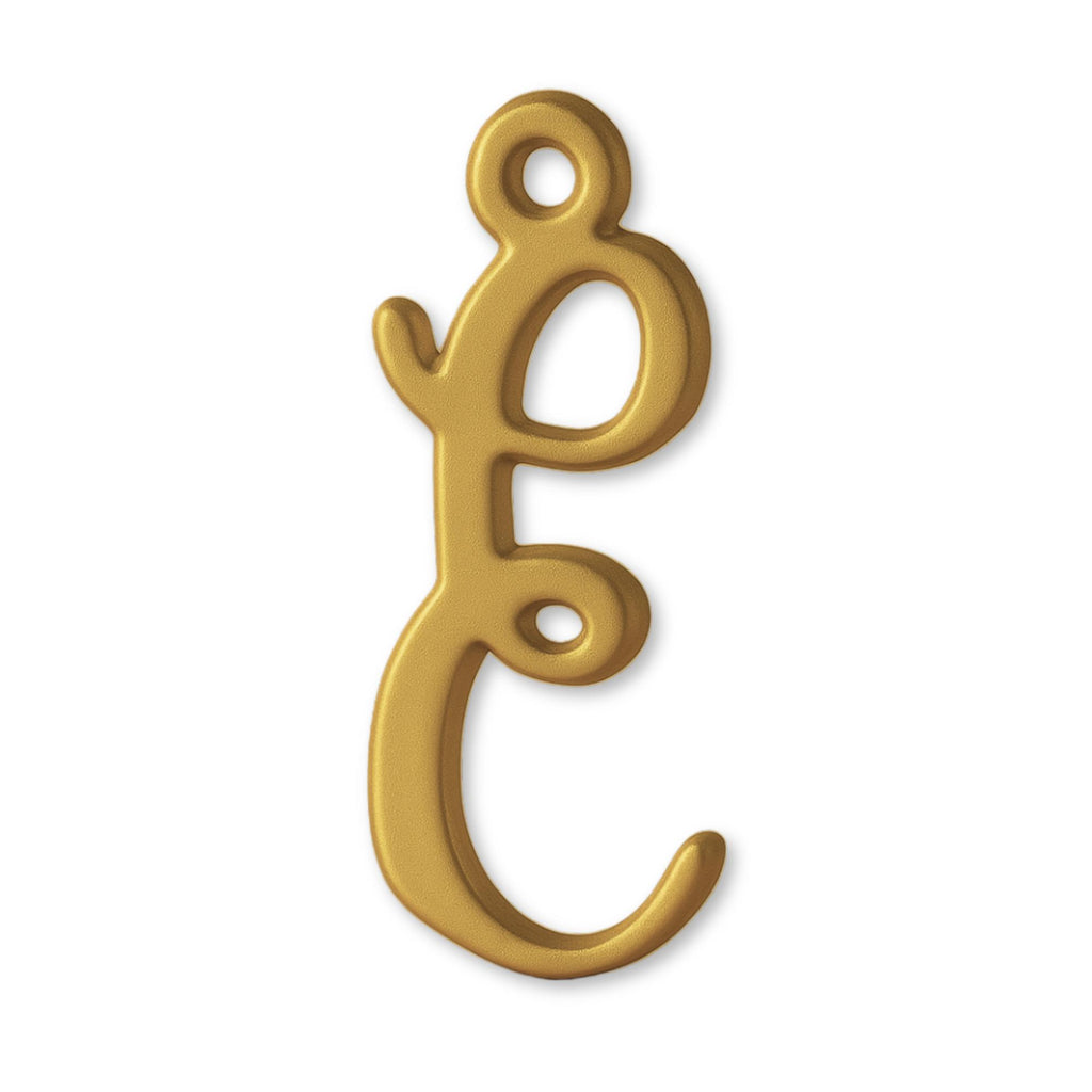 9ct Yellow Gold - Cursive Letter Charm