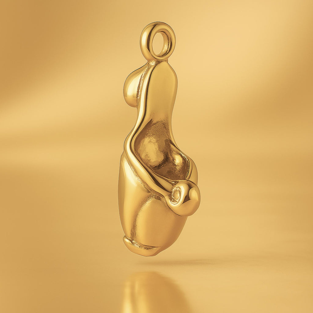 18ct Yellow Gold - Low Heel Charm